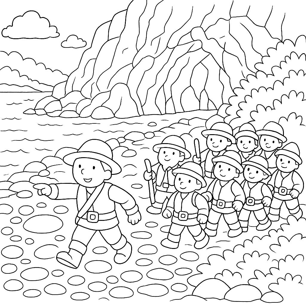 Раскраска по сказке "Дракон из тараскона"