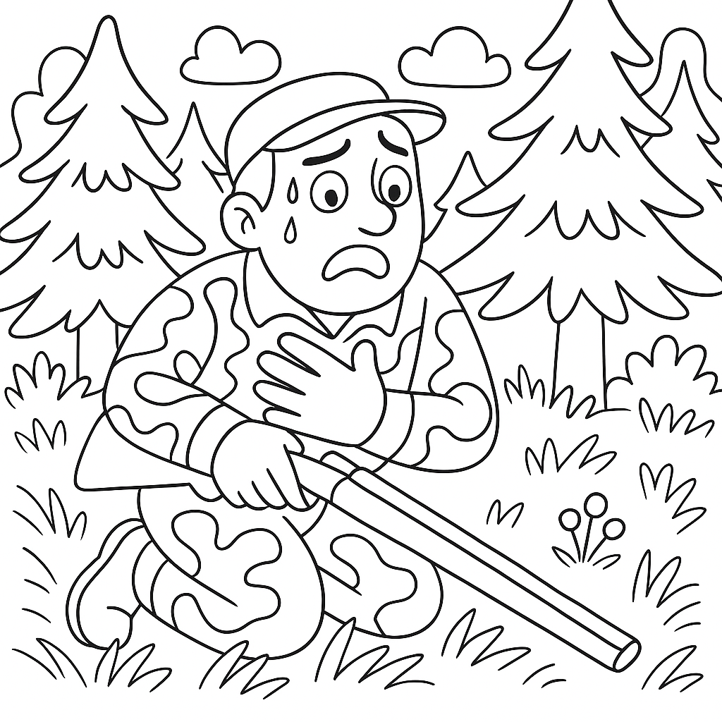 Раскраска по сказке "Лесной котенок"