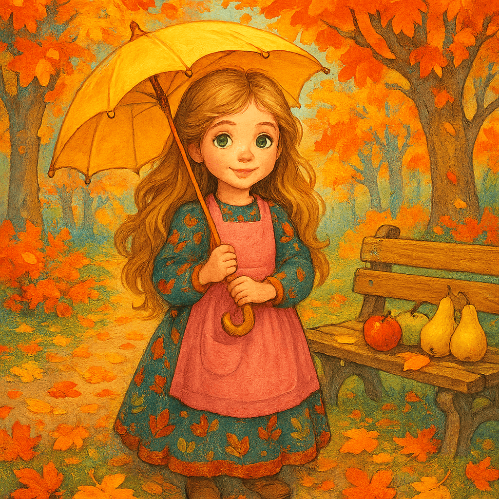 Листопад в парке — шуршание листьев