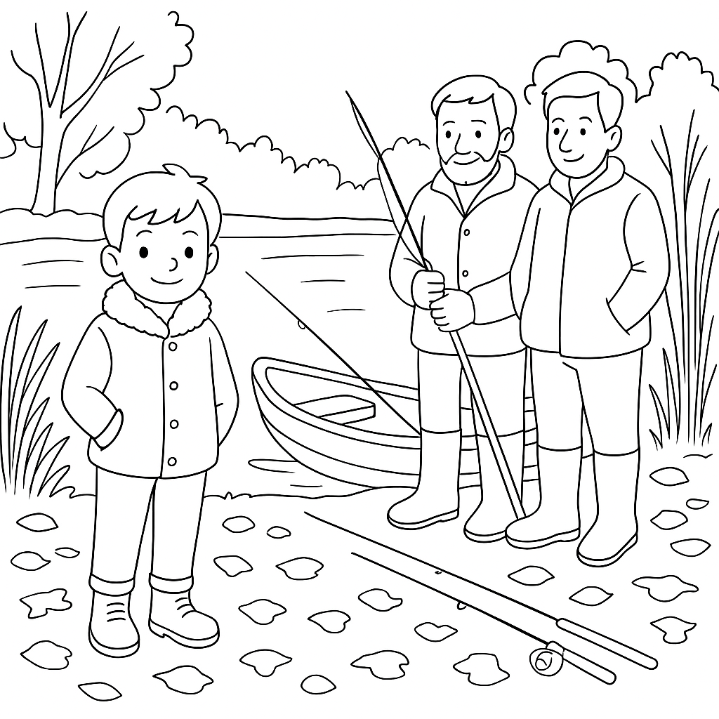 Раскраска по сказке "Барсучий нос"