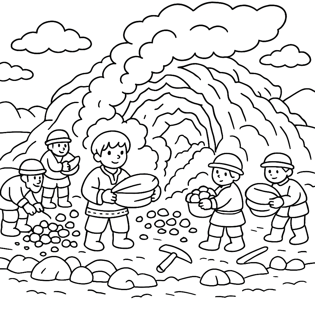 Раскраска по сказке "Доброе слово"