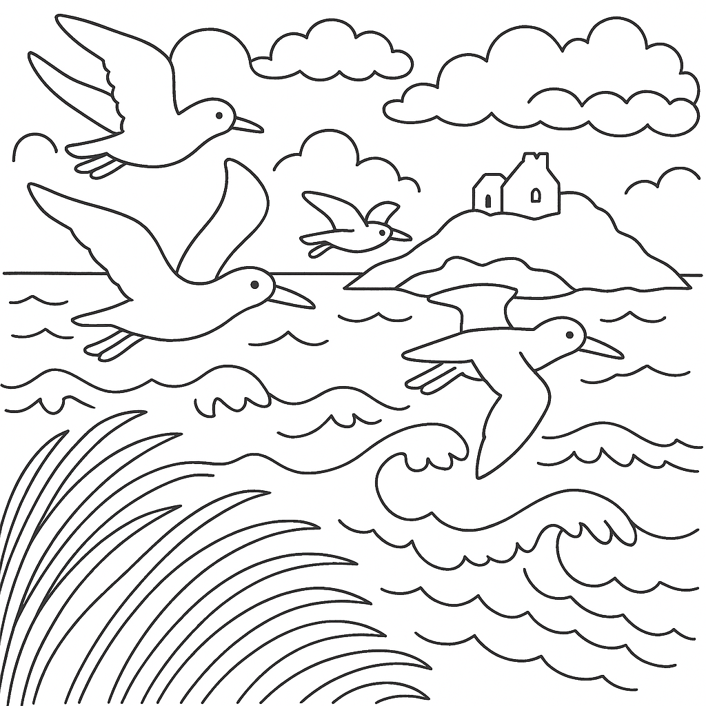 Раскраска по сказке "Фея и котел"