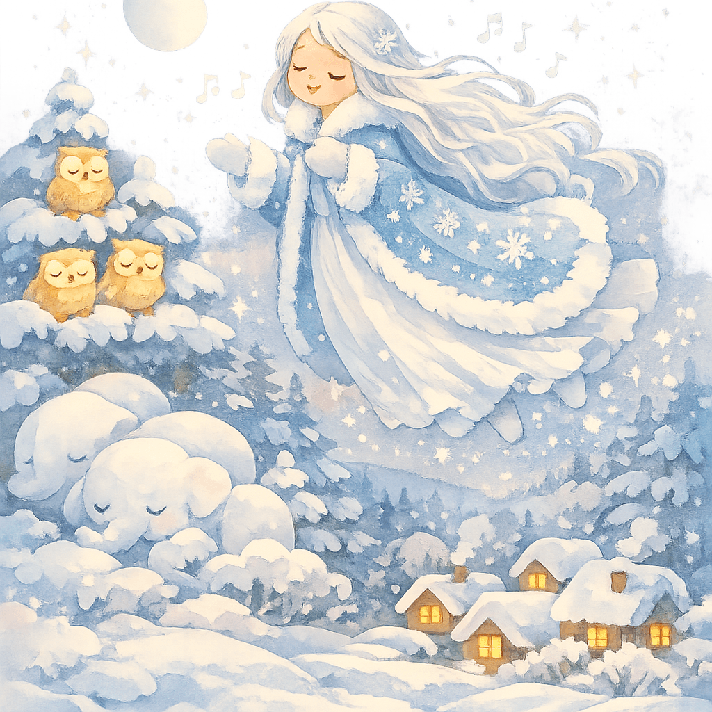 Тихо-тихо сказку напевая