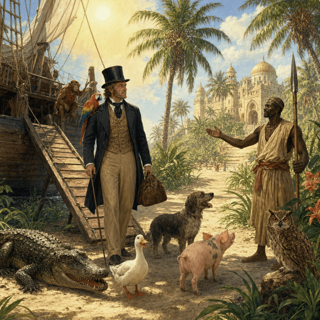 Приезд доктора Дулитла в Африку