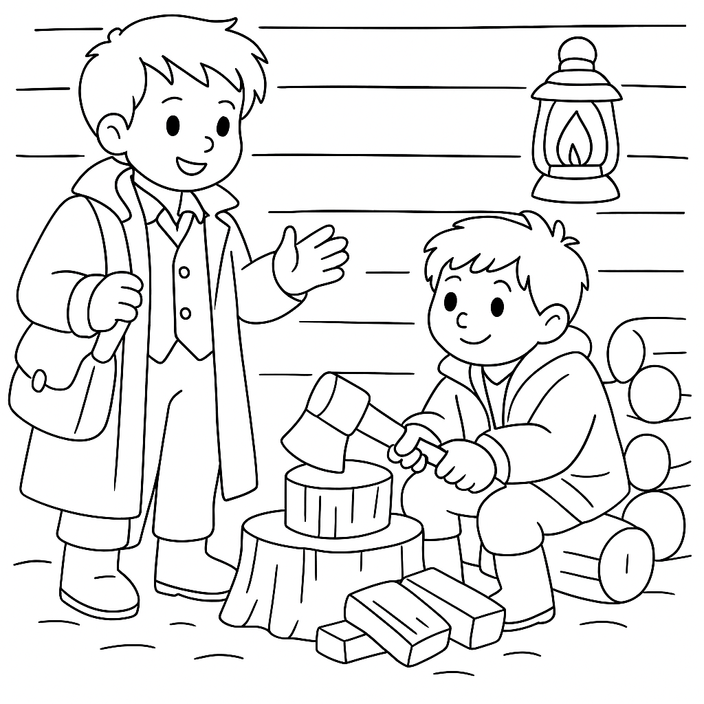 Раскраска по сказке "Красавица катринелье и пиф паф польтри"