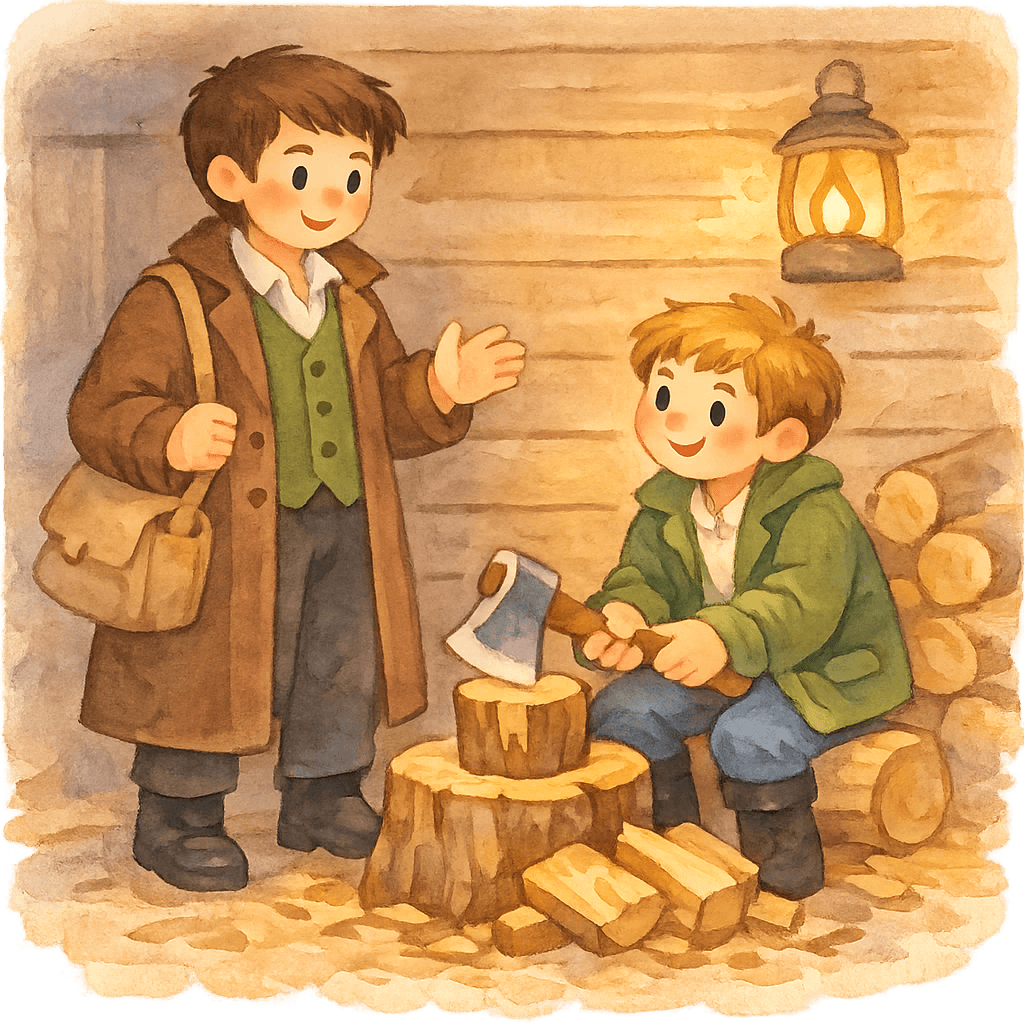 Пиф Паф Польтри и Гогенштольц в чулане с дровами