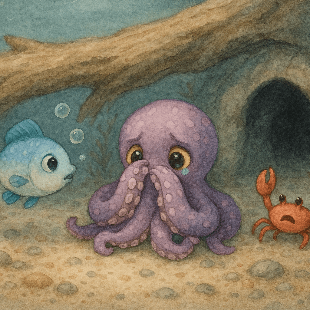 Ося под корягой грустит, а друзья узнают о потерянной звёздочке