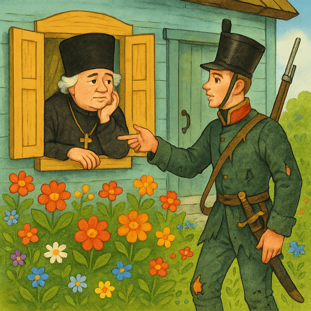 Про солдата и жадного попа