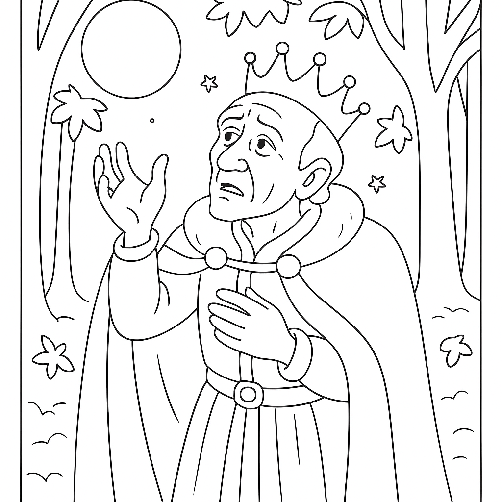 Раскраска по сказке "Крошка фея"