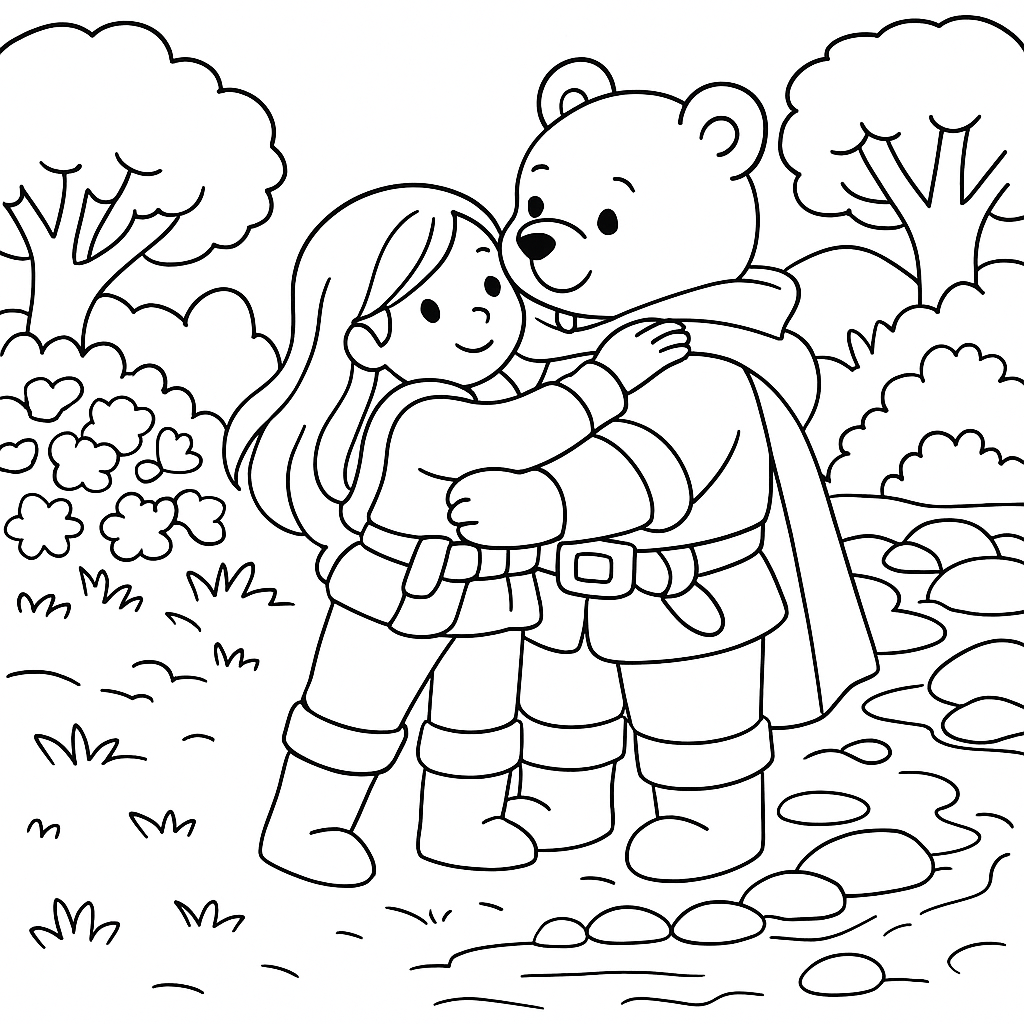 Раскраска по сказке "Обыкновенное чудо"