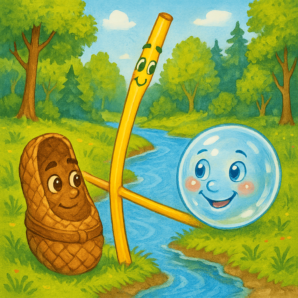 Пузырь, соломинка и лапоть