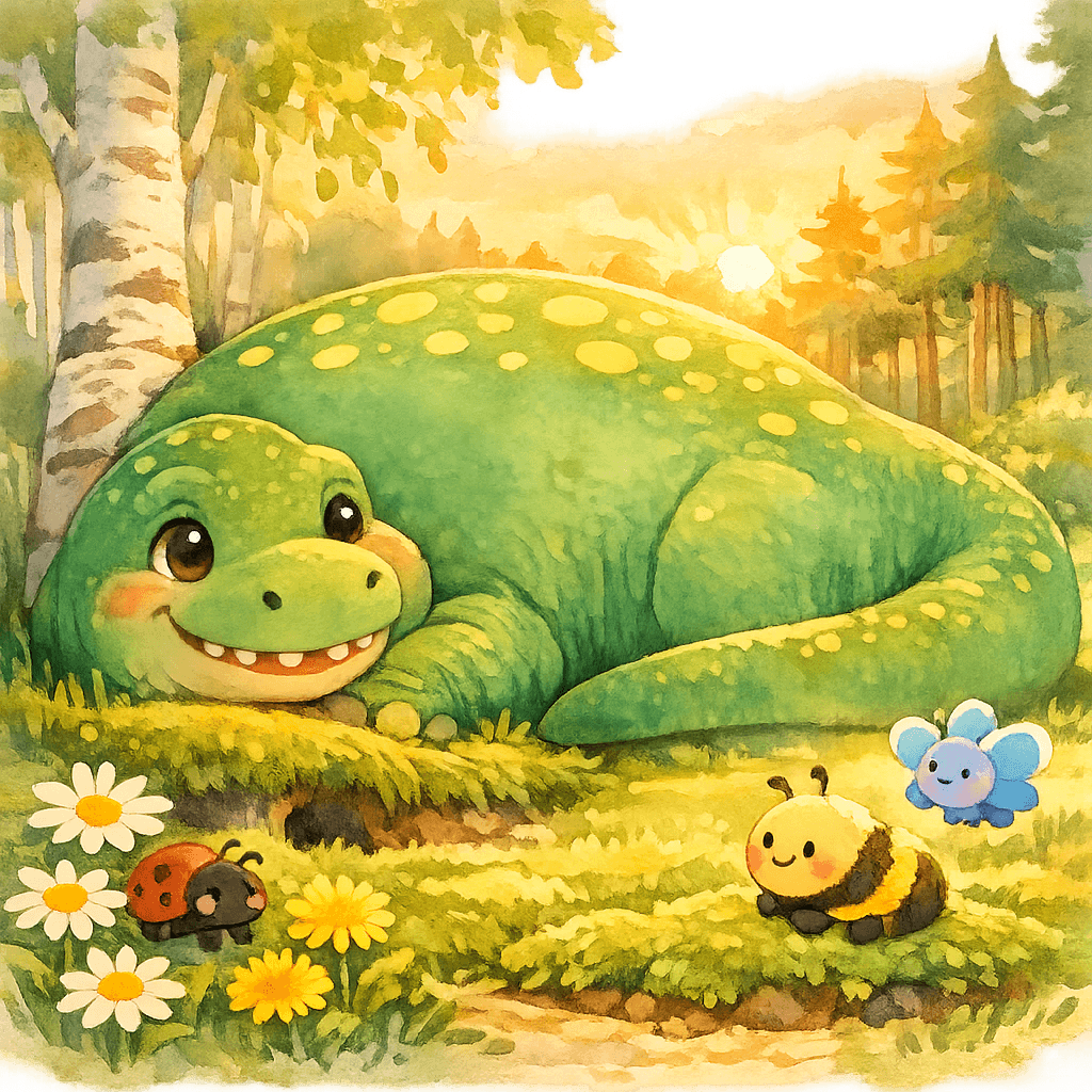 Динозавр случайно закрыл вход в мышиную норку