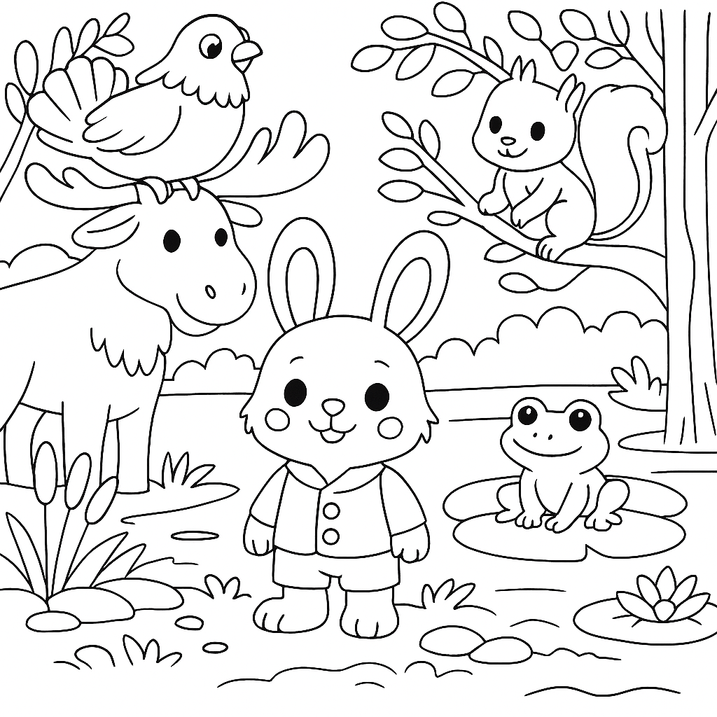 Раскраски: Русачок