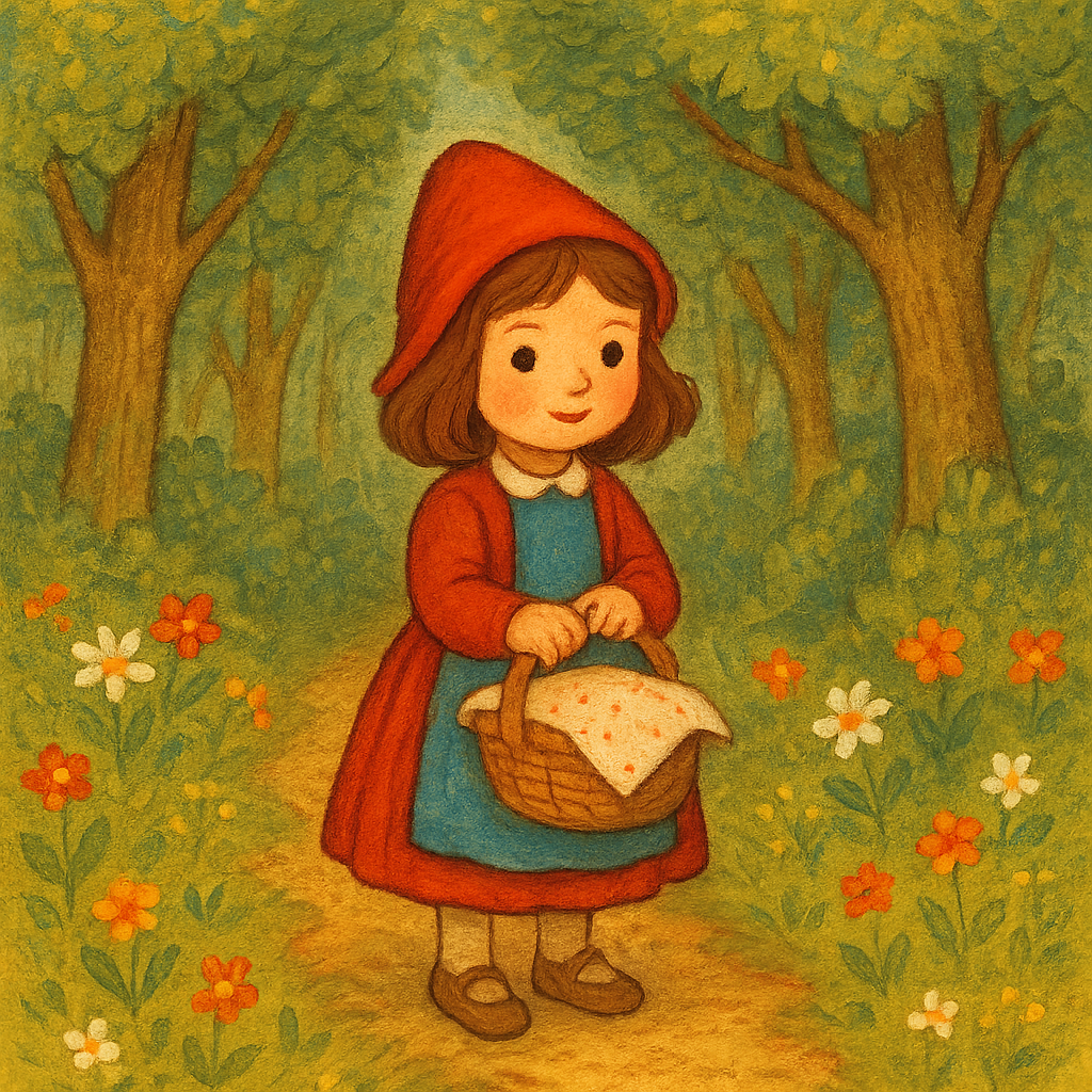 Красная Шапочка у леса