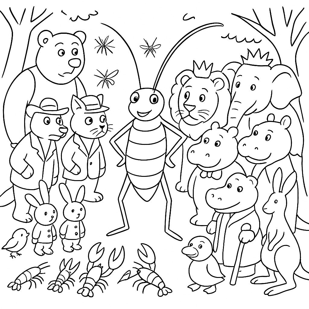 Раскраски: Тараканище