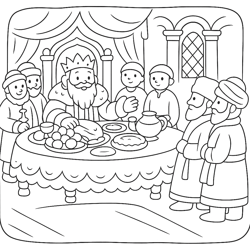 Раскраска по сказке "Летучий корабль"