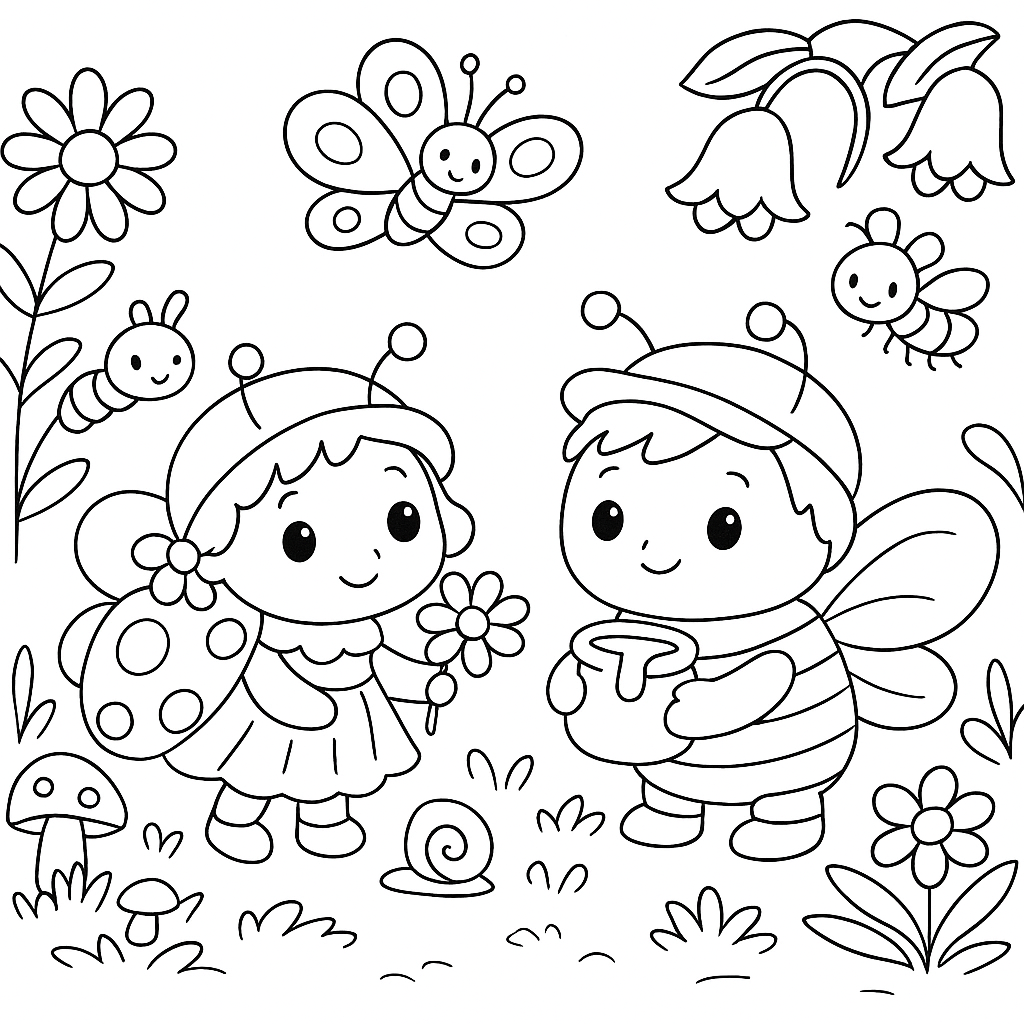 Раскраска по сказке "Веселый счет от 1 до 10"