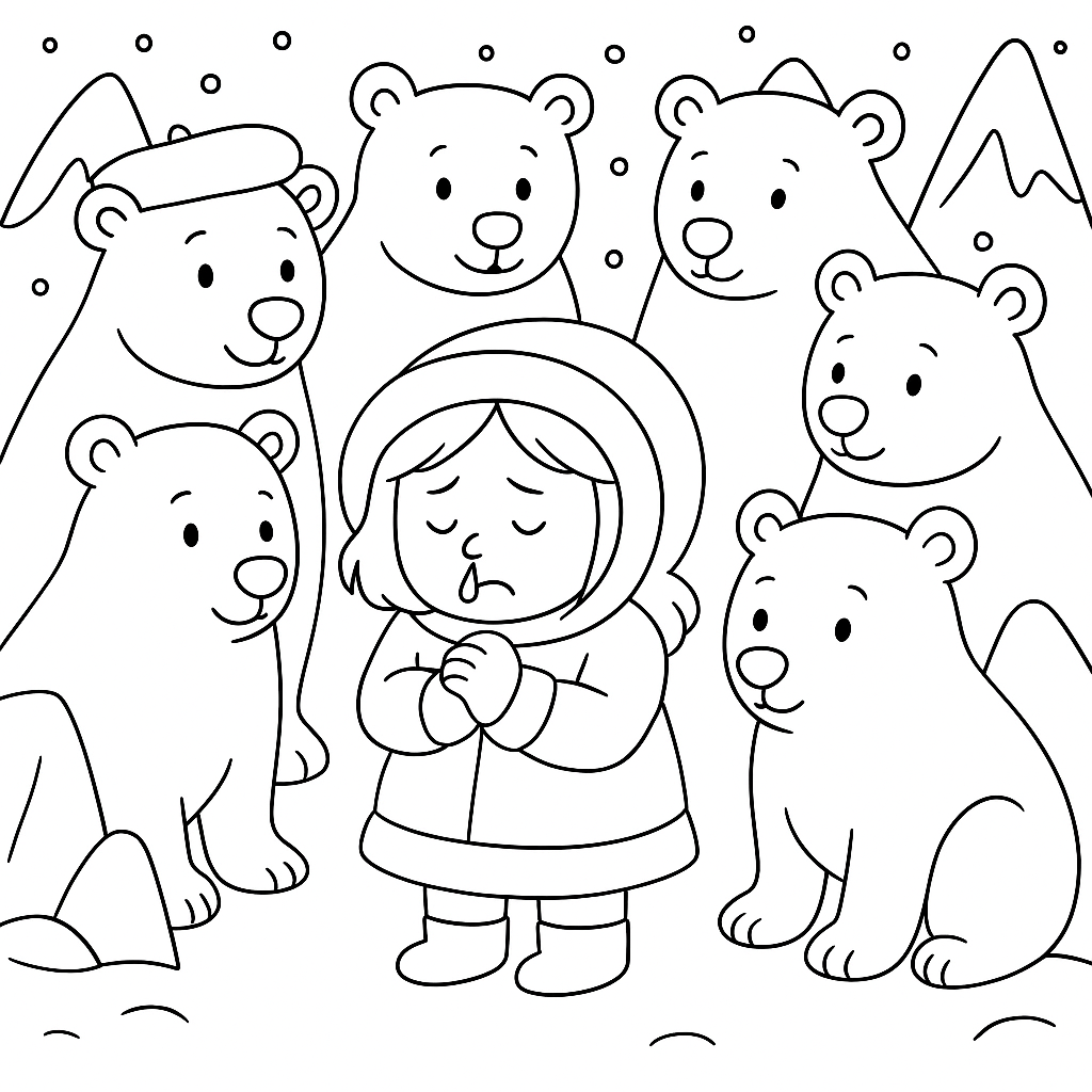 Раскраска по сказке "Цветик-семицветик"