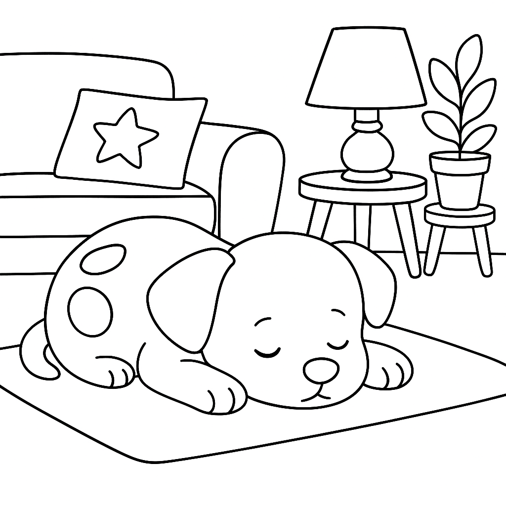 Раскраска по сказке "Кто сказал «мяу»?"