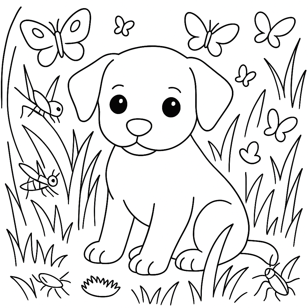 Раскраска по сказке "Первая охота"