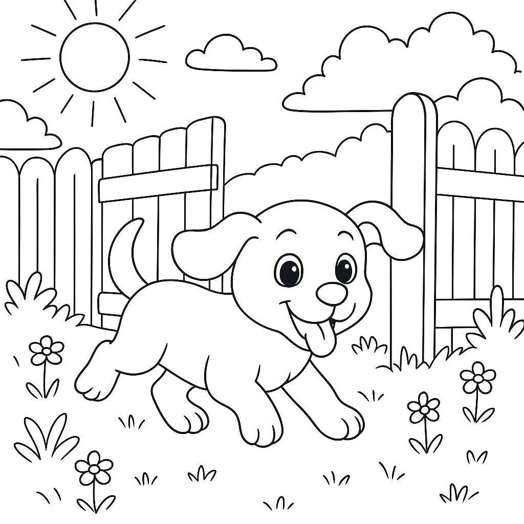 Раскраска по сказке "Первая охота"