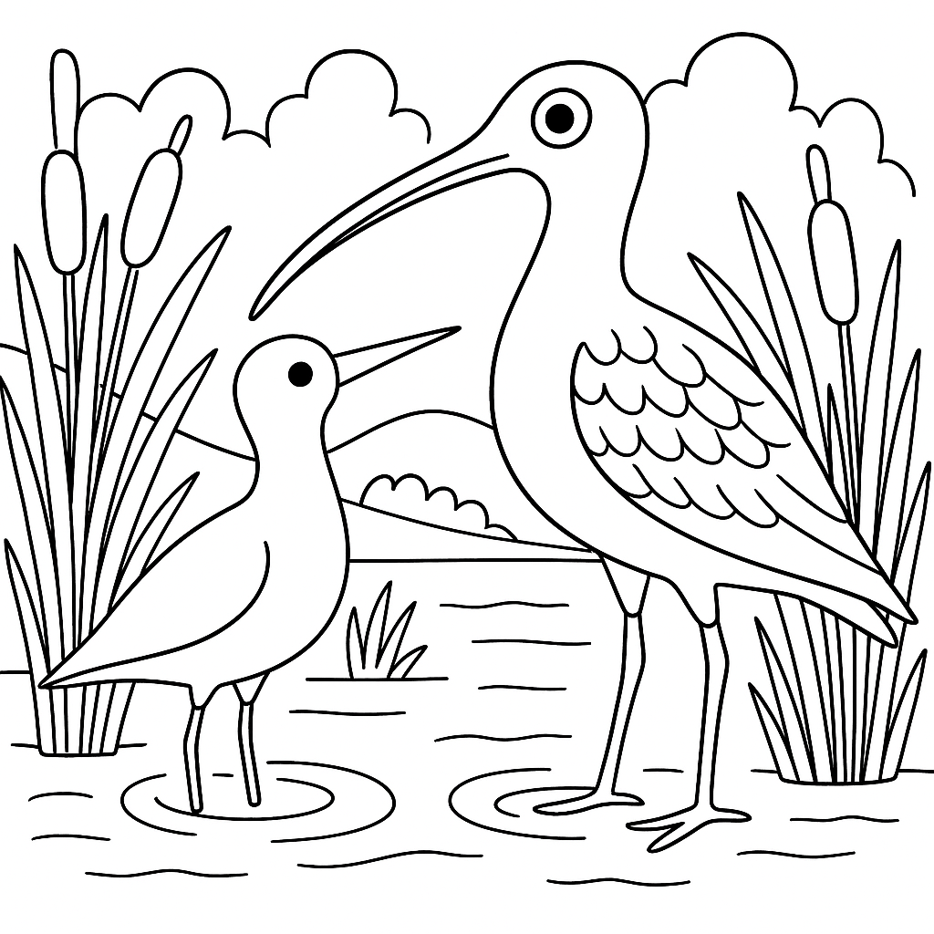 Раскраска по сказке "Чей нос лучше"