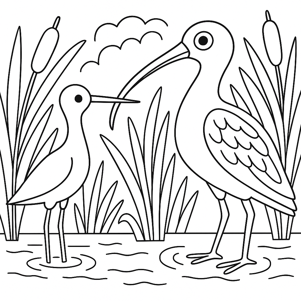 Раскраска по сказке "Чей нос лучше"