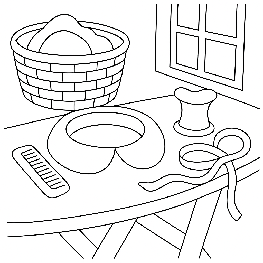 Раскраска по сказке "Воротничок"