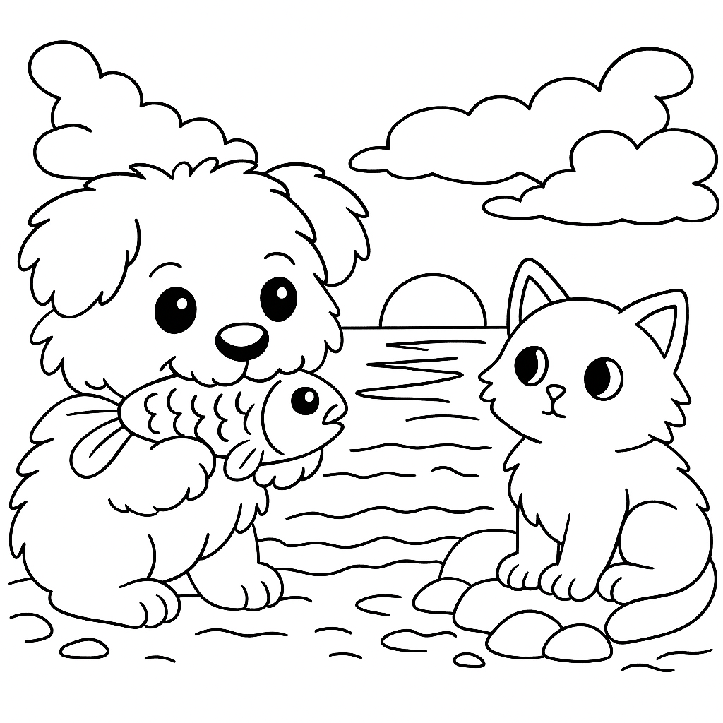 Раскраска по сказке "Железный перстень"