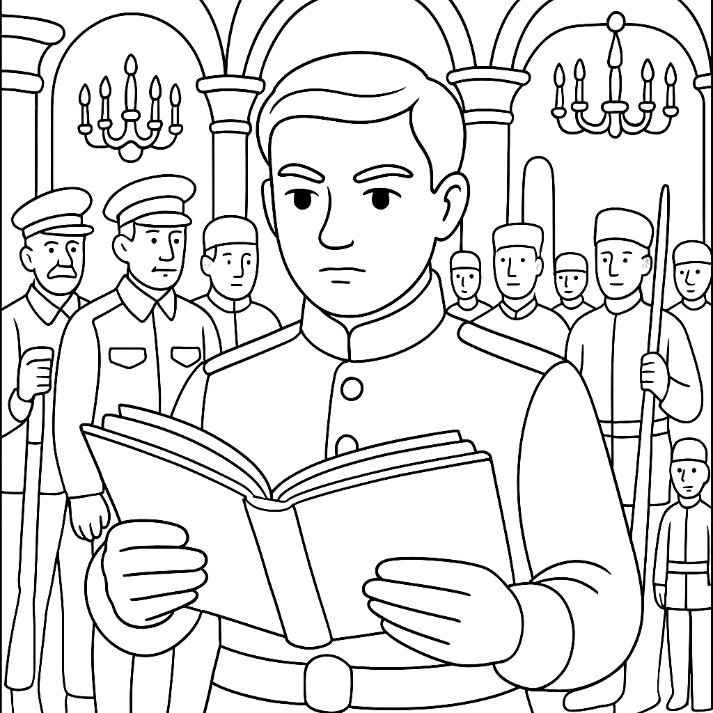 Раскраска по сказке "Окаменелое царство"