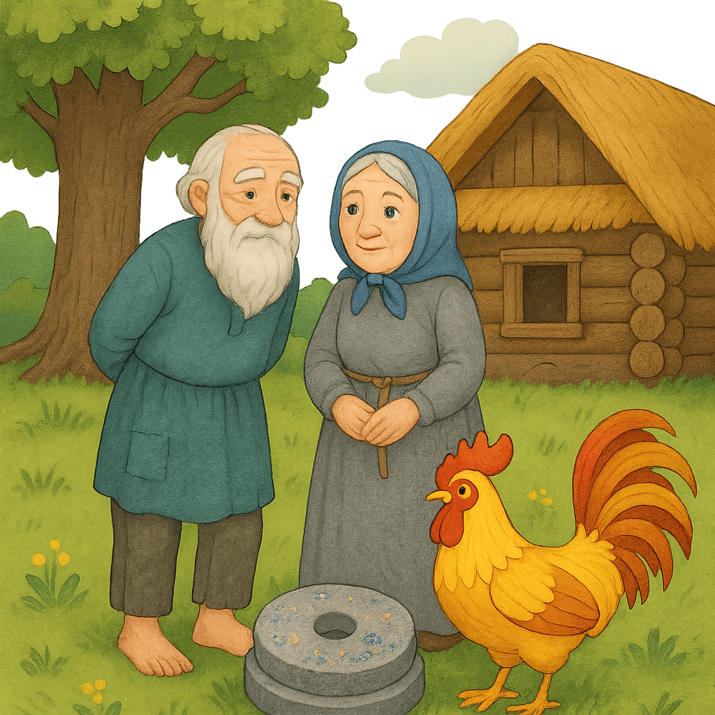 Петух и жерновцы