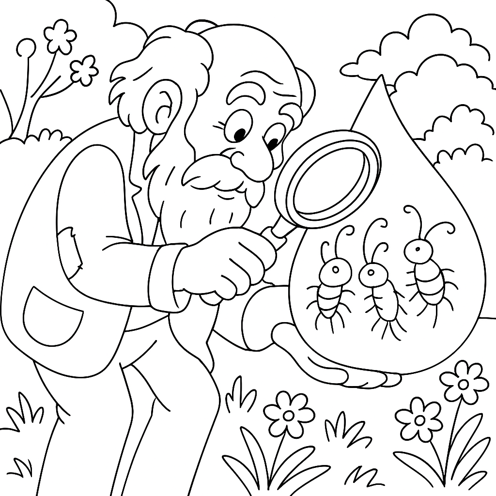 Раскраска по сказке "Капля воды"