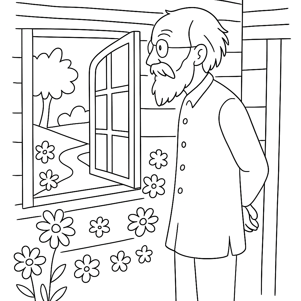 Раскраска по сказке "«разделите так, как делили работу...»"