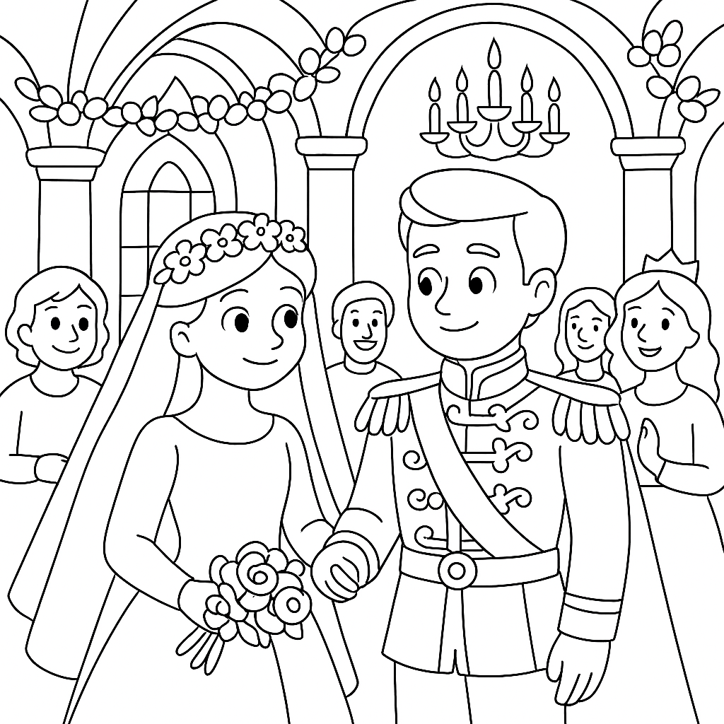 Раскраска по сказке "Волшебница"