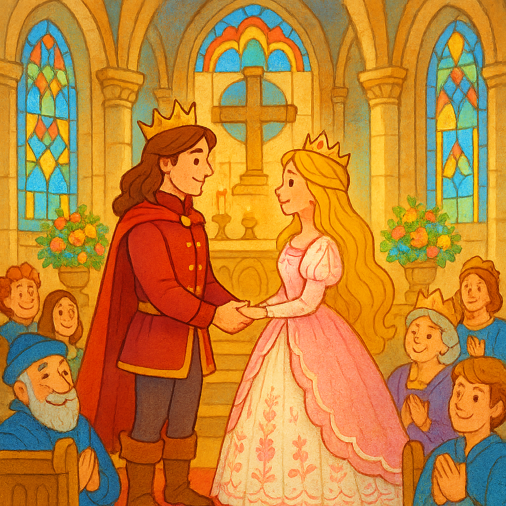 Свадьба принца и проснувшейся принцессы