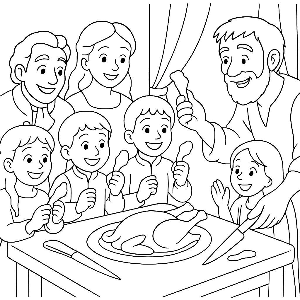 Раскраска по сказке "Умный мужик"