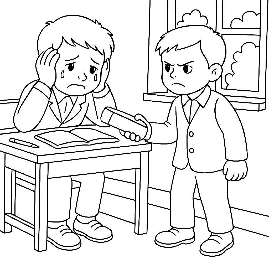 Раскраска по сказке "Синий кинжал"