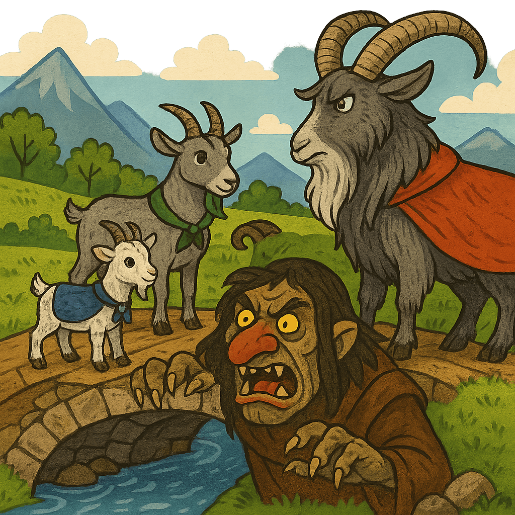 Три козла граф и злобный тролль