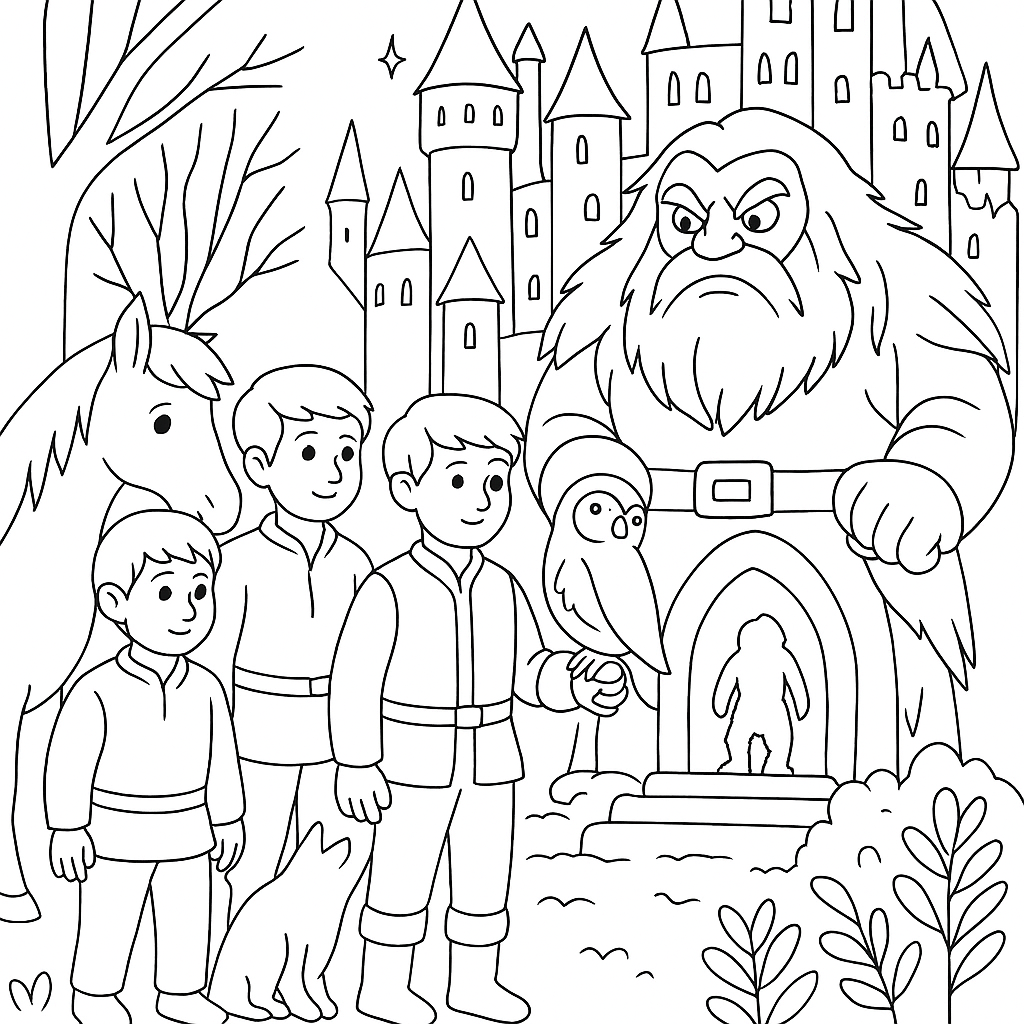 Раскраски: Великан Дреглин Хогин