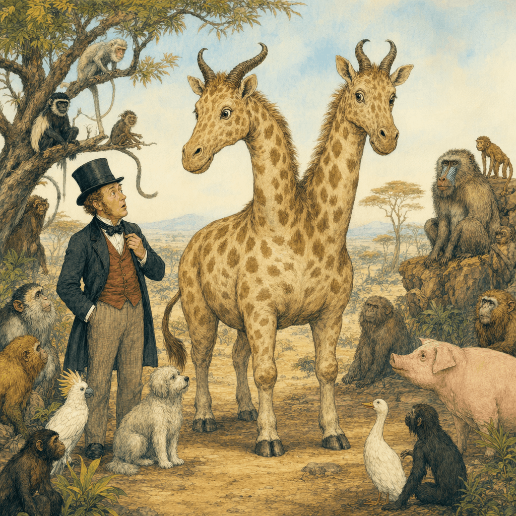 Тяни-толкай — встреча с редким зверем