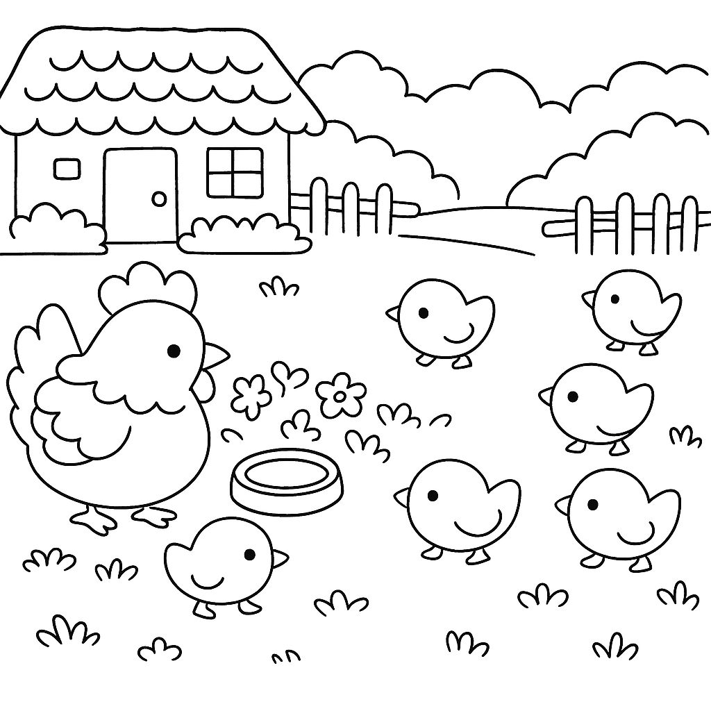 Раскраска по сказке "Кто колечко найдёт"