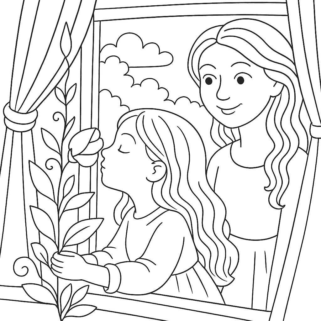 Раскраска по сказке "Пятеро из одного стручка"