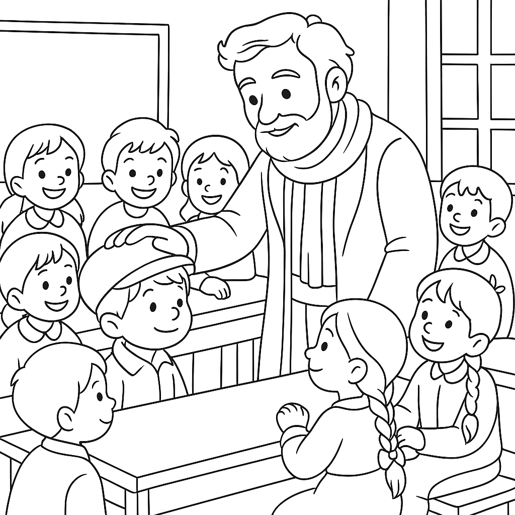 Раскраска по сказке "Филипок"