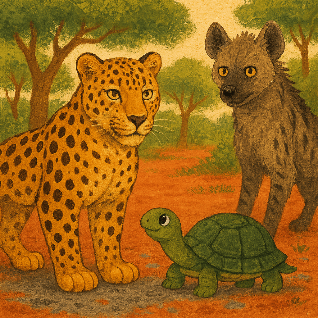 Гиена и черепаха