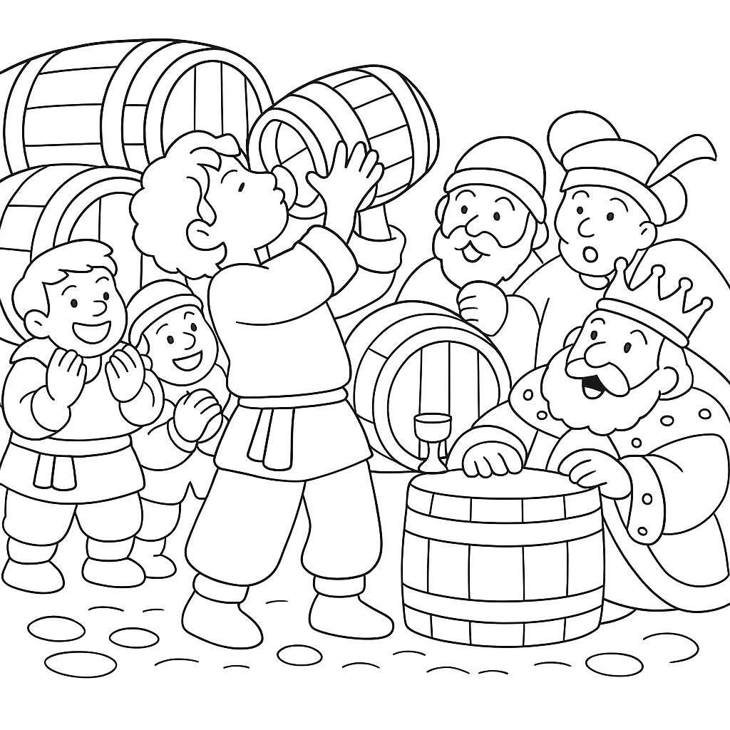 Раскраска по сказке "Летучий корабль"