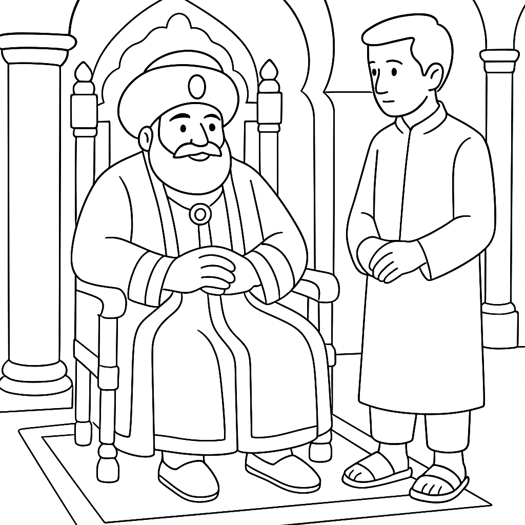 Раскраска по сказке "Верное средство"