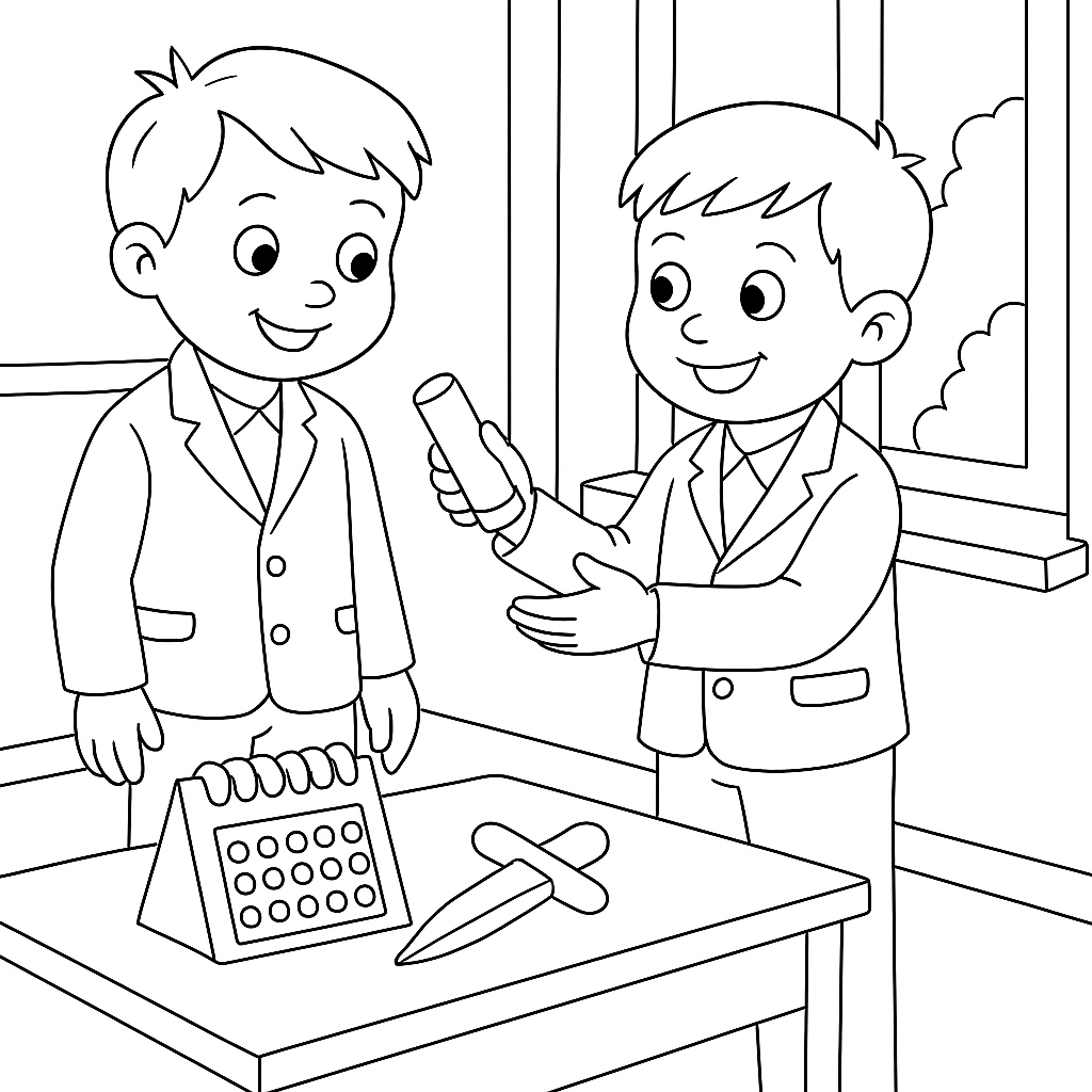 Раскраска по сказке "Синий кинжал"