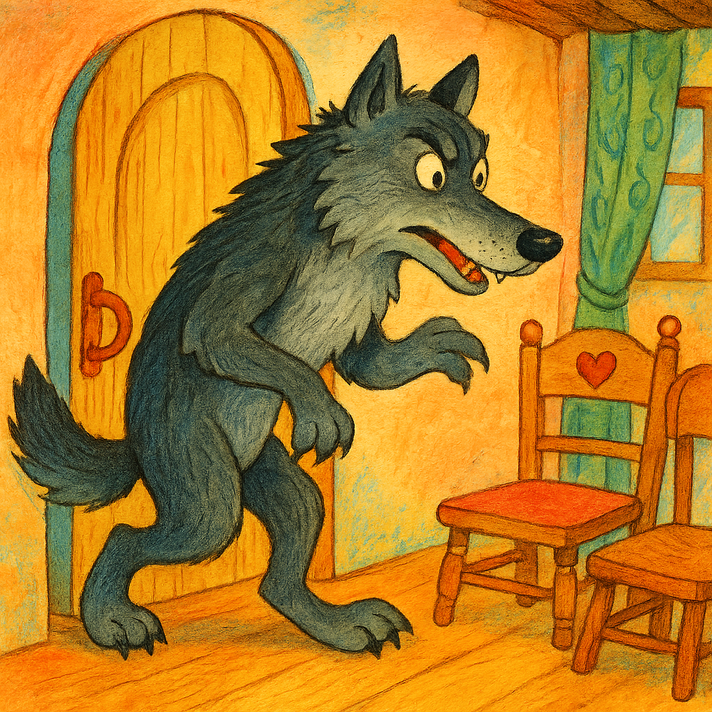 Волк в доме бабушки