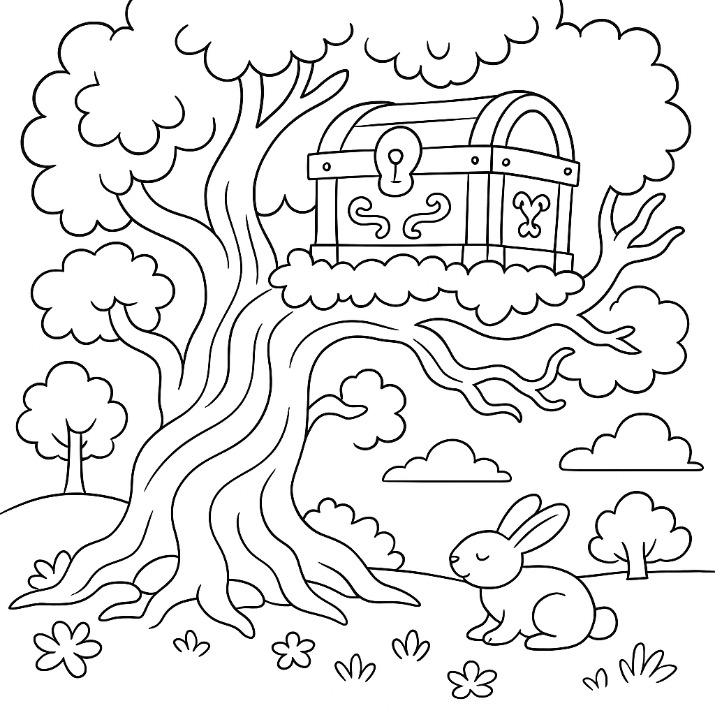 Раскраска по сказке "Иван Царевич и Царевна лягушка"