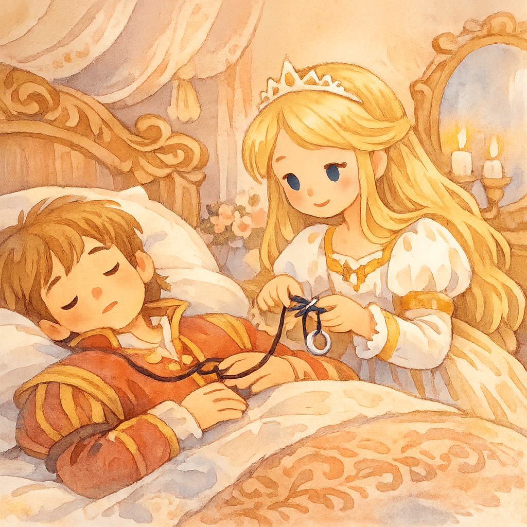 Королевская дочь обманом забирает перстень у мужа